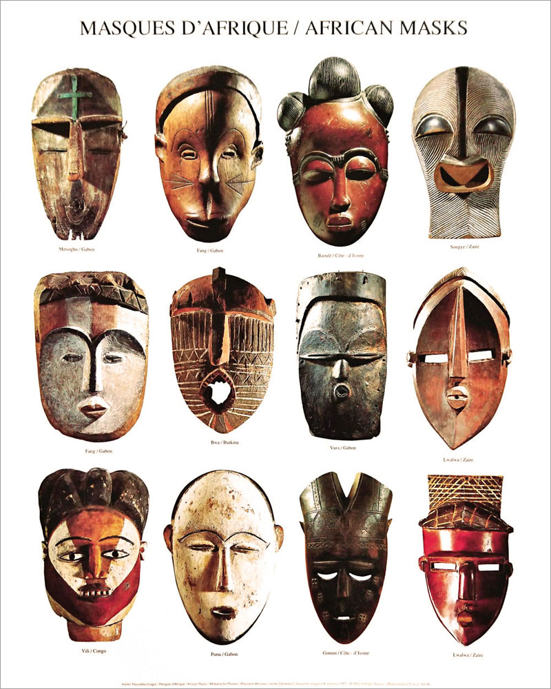 ヌーヴェルイマージュ社 AFRICAN MASKS KE-88