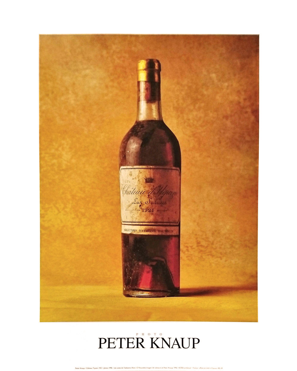 ヌーヴェルイマージュ社 PETER KNAUP/Chateau d'Yquem 1921  