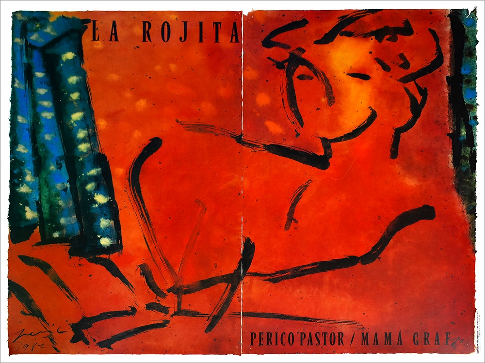 ポスター  ペリコ・パストール LA ROJITA(1982) 