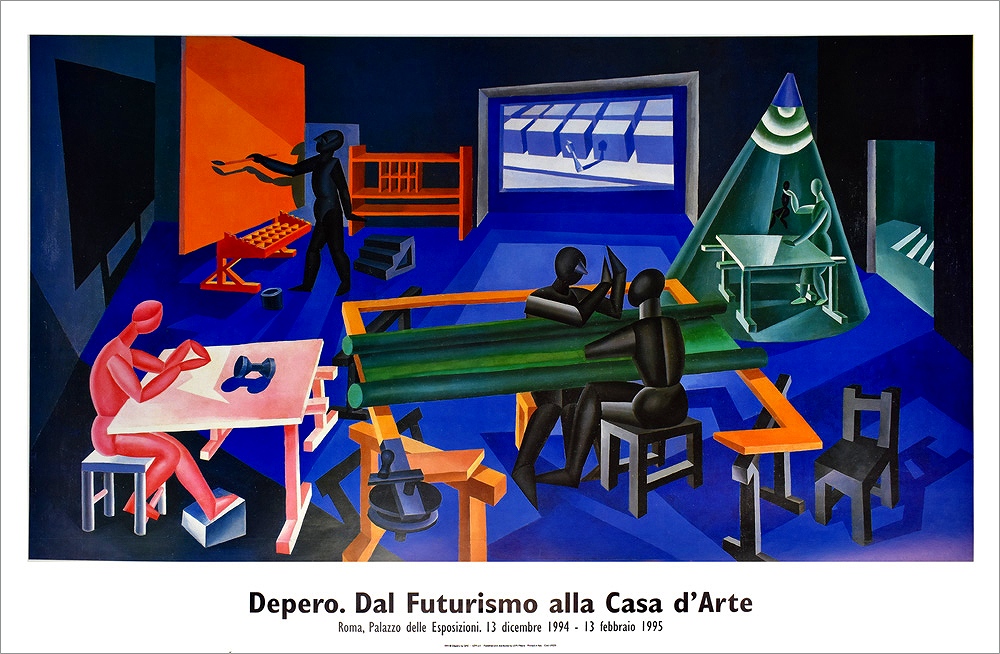 フォルトゥナート・デペーロ ポスター  La Casa del Mago(1920) 