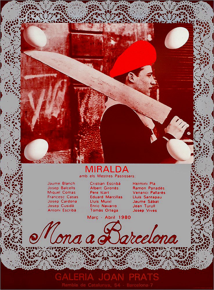 エキシビジョンポスター（リトグラフ） アントニ・ミラルダ MONA A BARCELONA