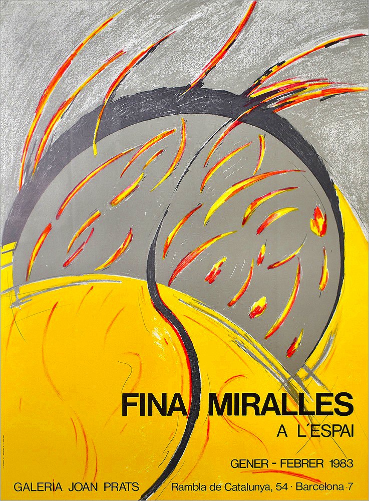 エキシビジョンポスター（リトグラフ） フィナ・ミラレス 