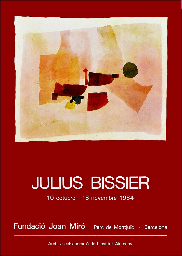 エキシビジョンポスター（リトグラフ） ジュリアス・ビシア 