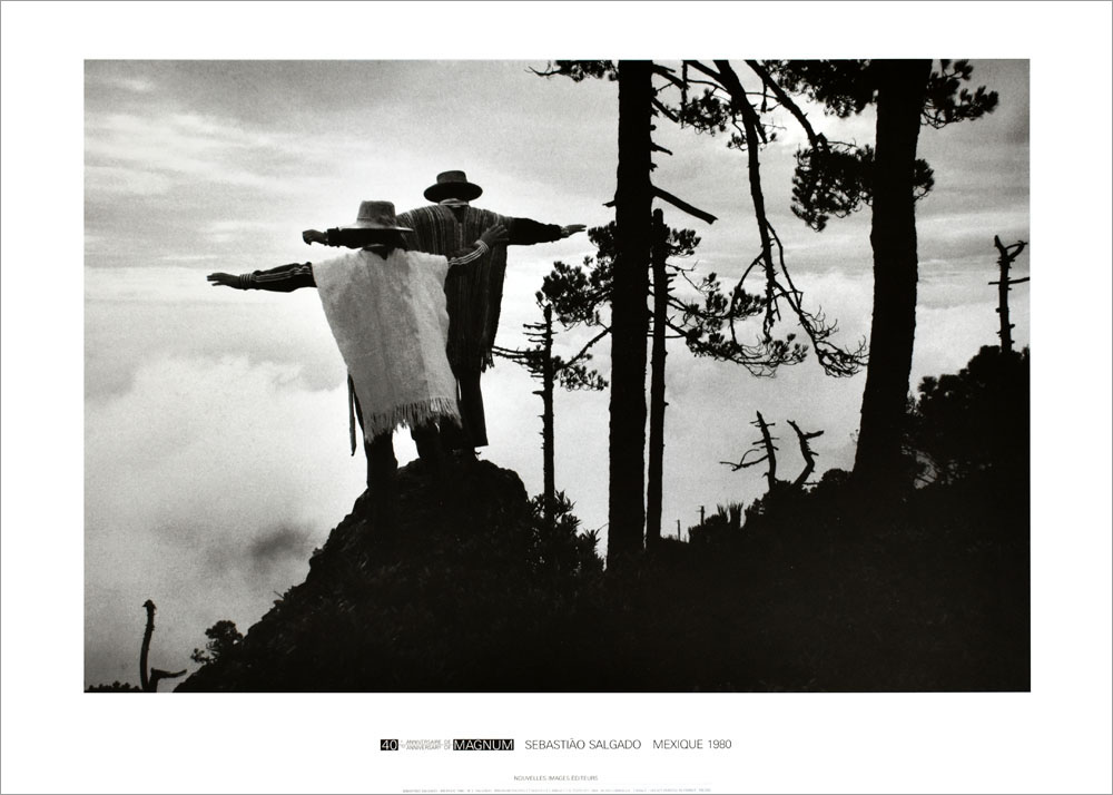 マグナムフォト40周年記念ポスター セバスチャン・サルガド MEXIQUE 1980 KN250