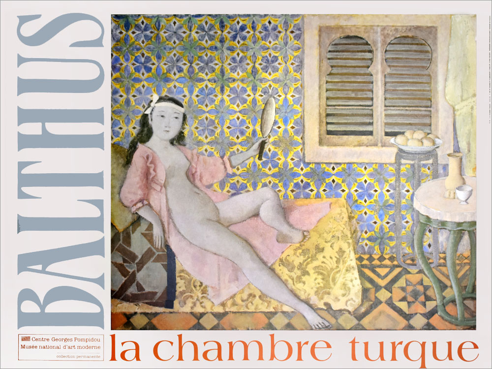 バルテュス ポスター La Chambre turque FL50