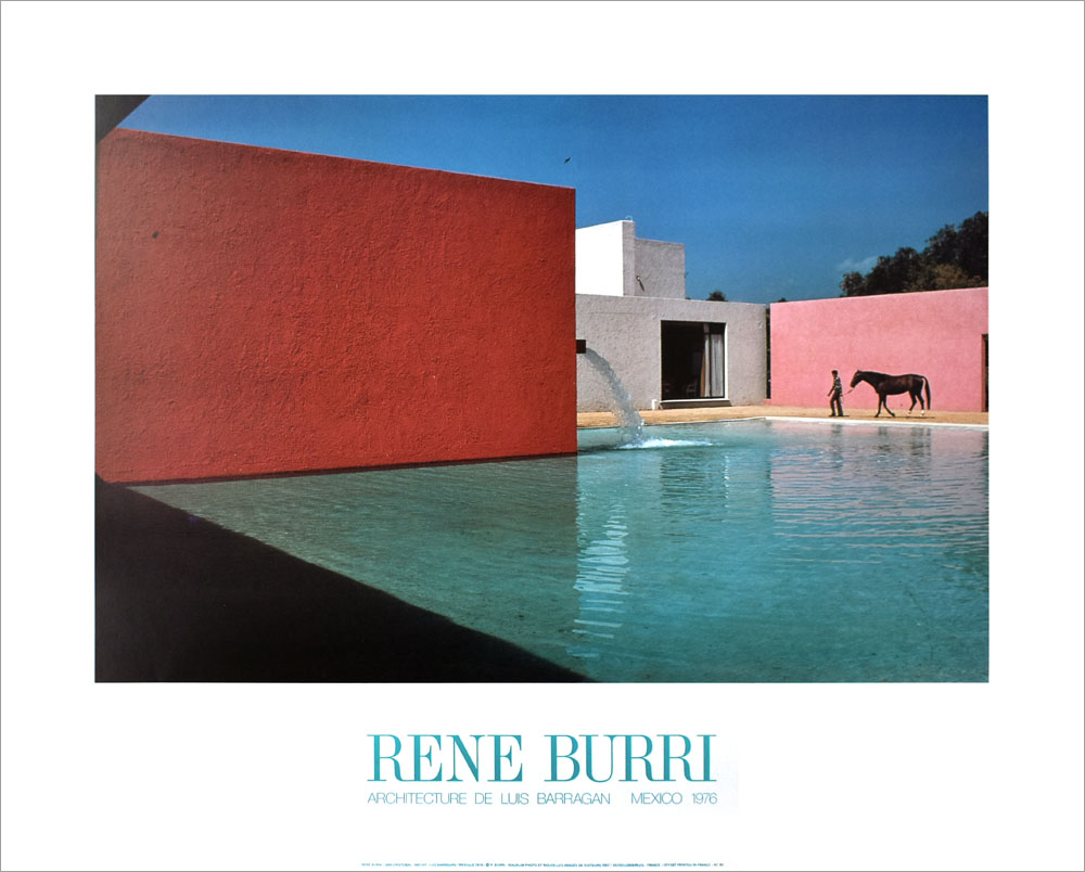 ルネ・ブリ ポスター ARCHITECTURE DE LUIS BARRAGAN MEXICO(1976)  KC80