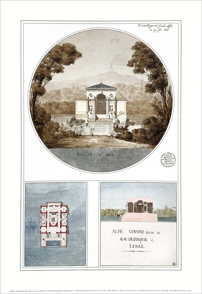 ジラール ポスター BATH PABILION(1826) VR22