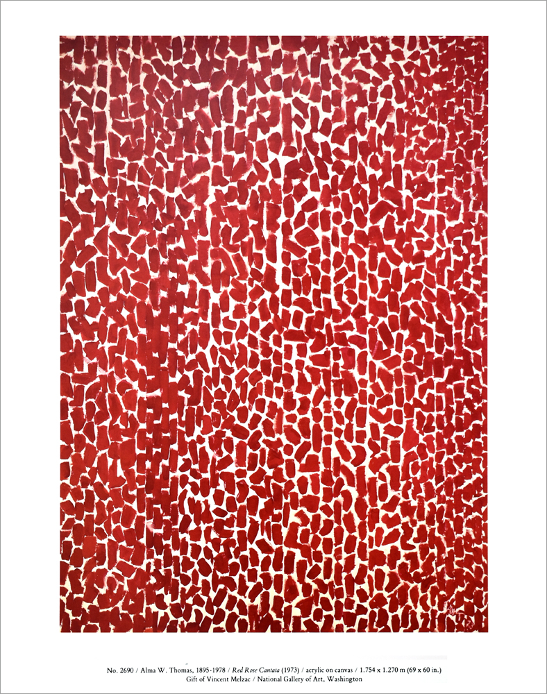 アルマ・トーマス ポスター Red Rose Cantata (1973) No.2690