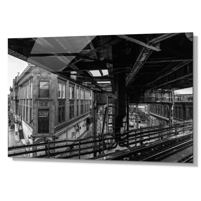 WITH FOTO アクリルフォト A2 ニューヨークの地下鉄/New york subway   