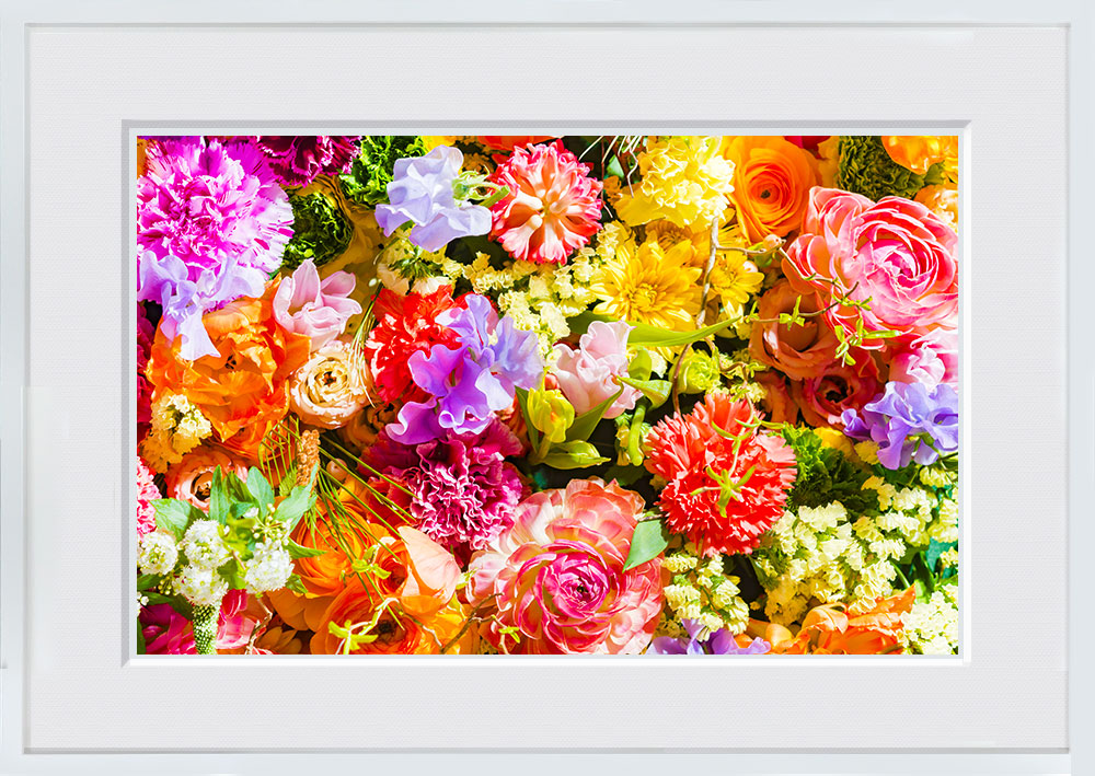 WITH FOTO インテリアフォト額装 A2 フラワーアレンジメント/Flower arrangement 
