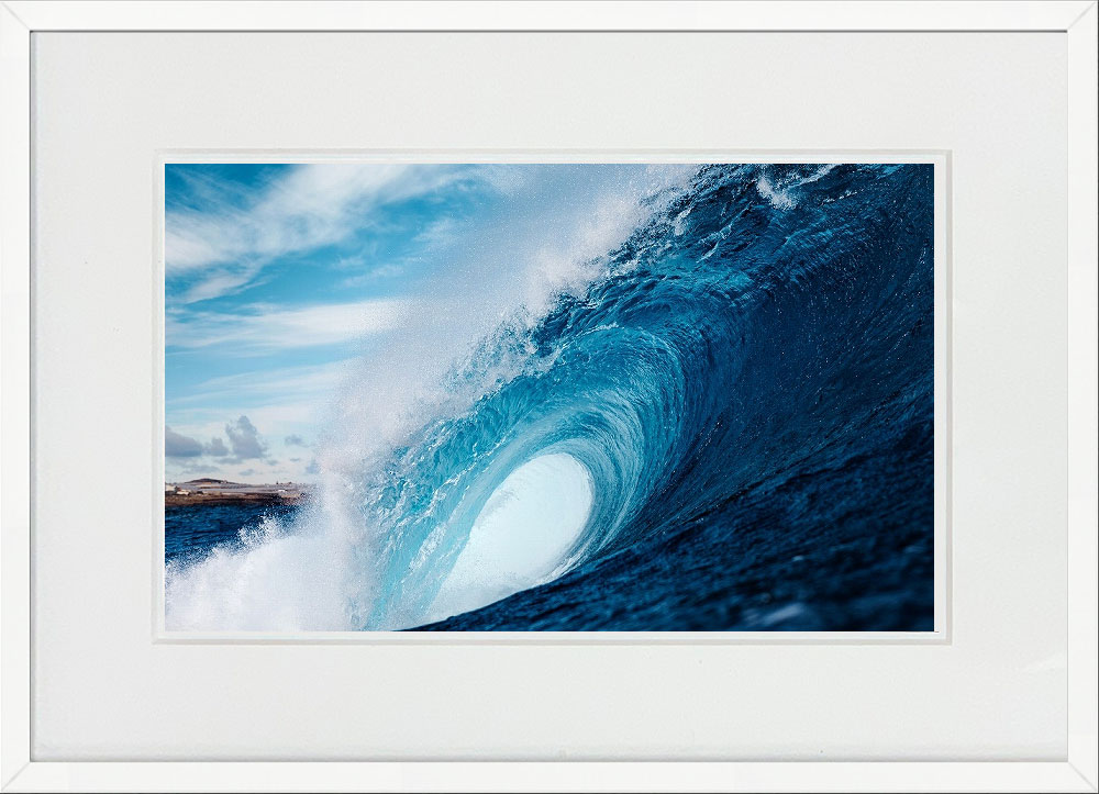 WITH FOTO インテリアフォト額装 A3 大きな波/ Big Wave    