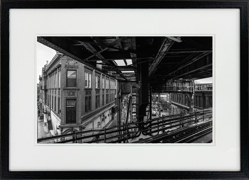 WITH FOTO インテリアフォト額装 A3 ニューヨークの地下鉄/ New york subway   