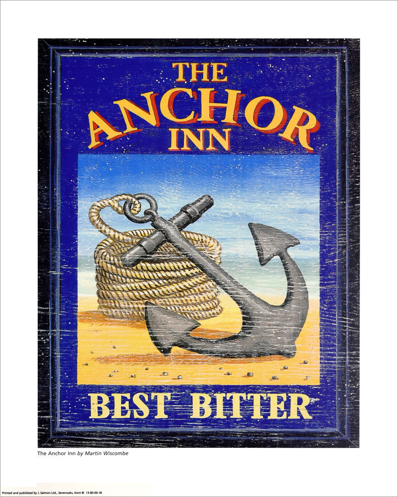 マーティン･ウィスコム ポスター Anchor Inn P018
