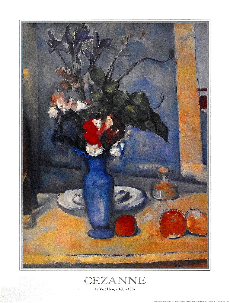 ポール・セザンヌ ポスター 青い花瓶 OP-373