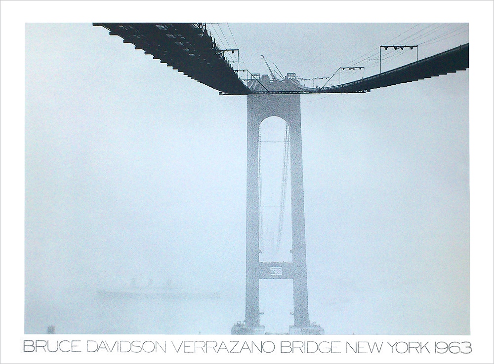 ブルース・デビットソン ポスター ヴェラザノブリッジ ニューヨーク A1094