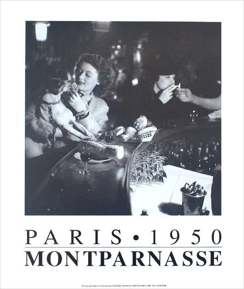 エディション・ジェンドレ ポスター パリ 1950 モンパルナス A1355