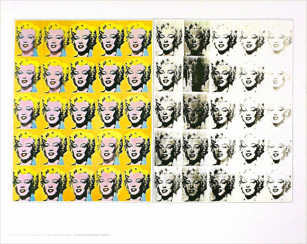 アンディ・ウォーホル ポスター マリリン・モンロー1962 A1482|アート＆フレーム|絵と額縁の専門店