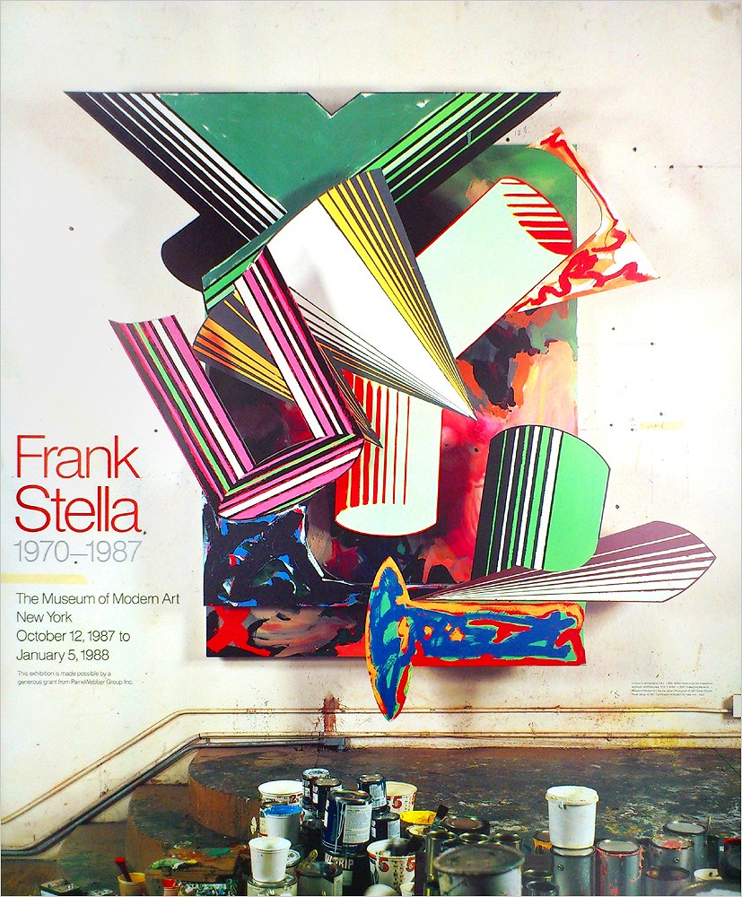 フランク・ステラ ポスター MOMAエキジビション A1543