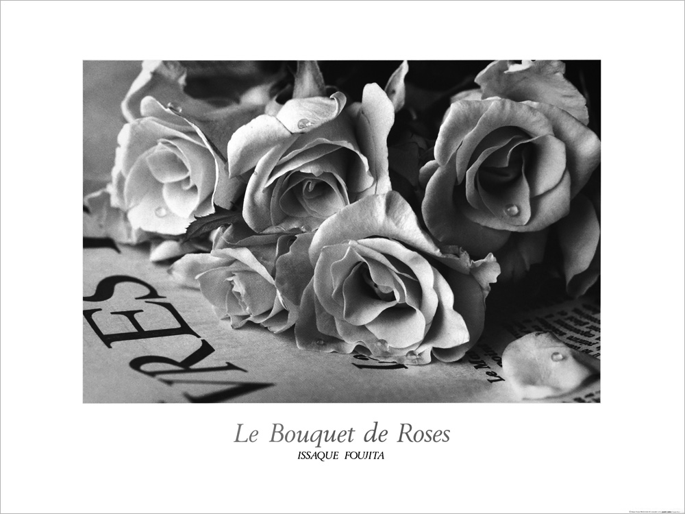 藤田一咲 ポスター Le Bouquet de Roses A2178