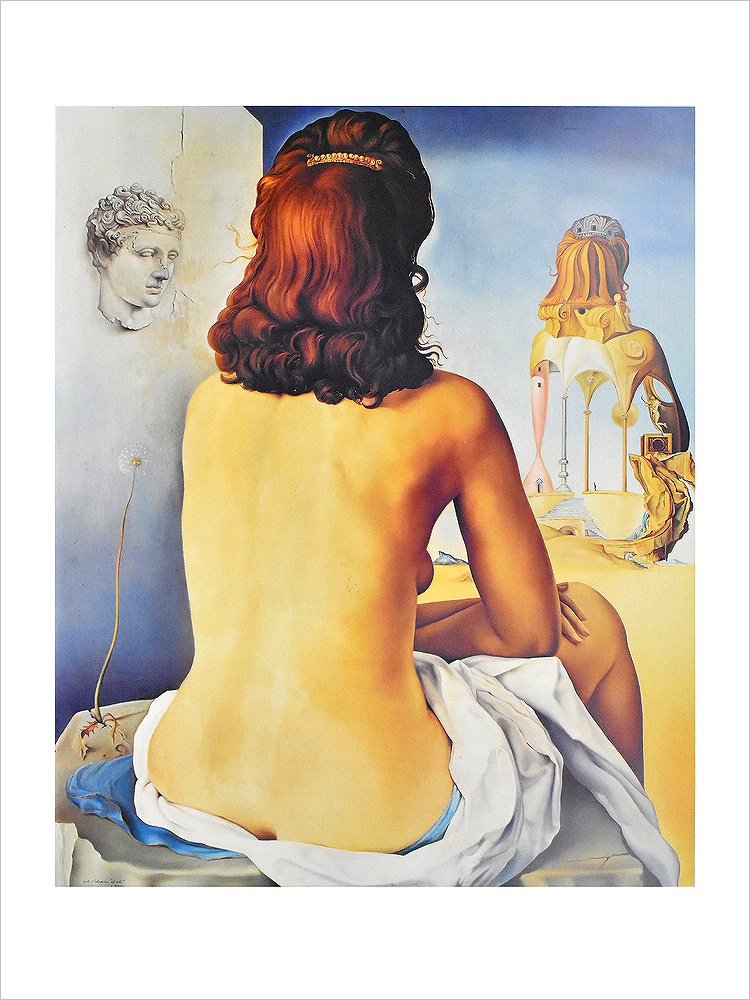 サルバドール・ダリ ポスター 裸の妻 A3441