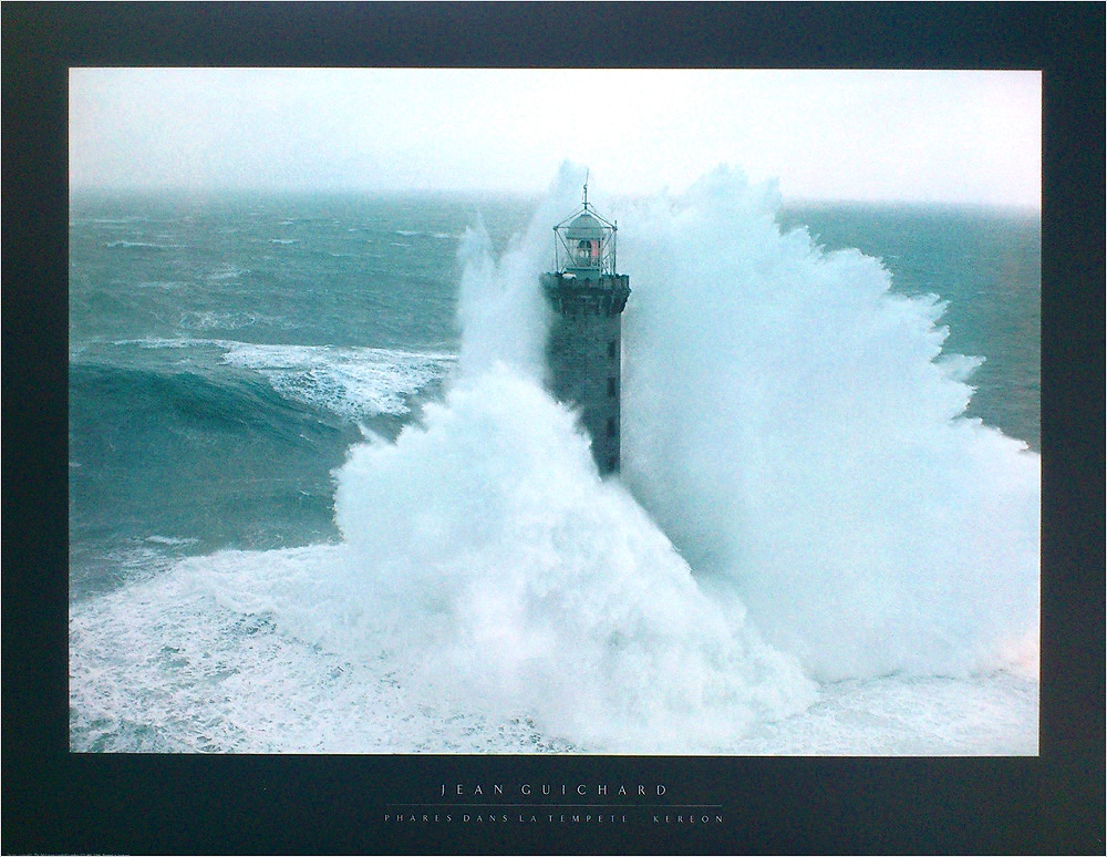 ジャン・ギチャード ポスター 嵐の中の灯台－ケレオン A3605