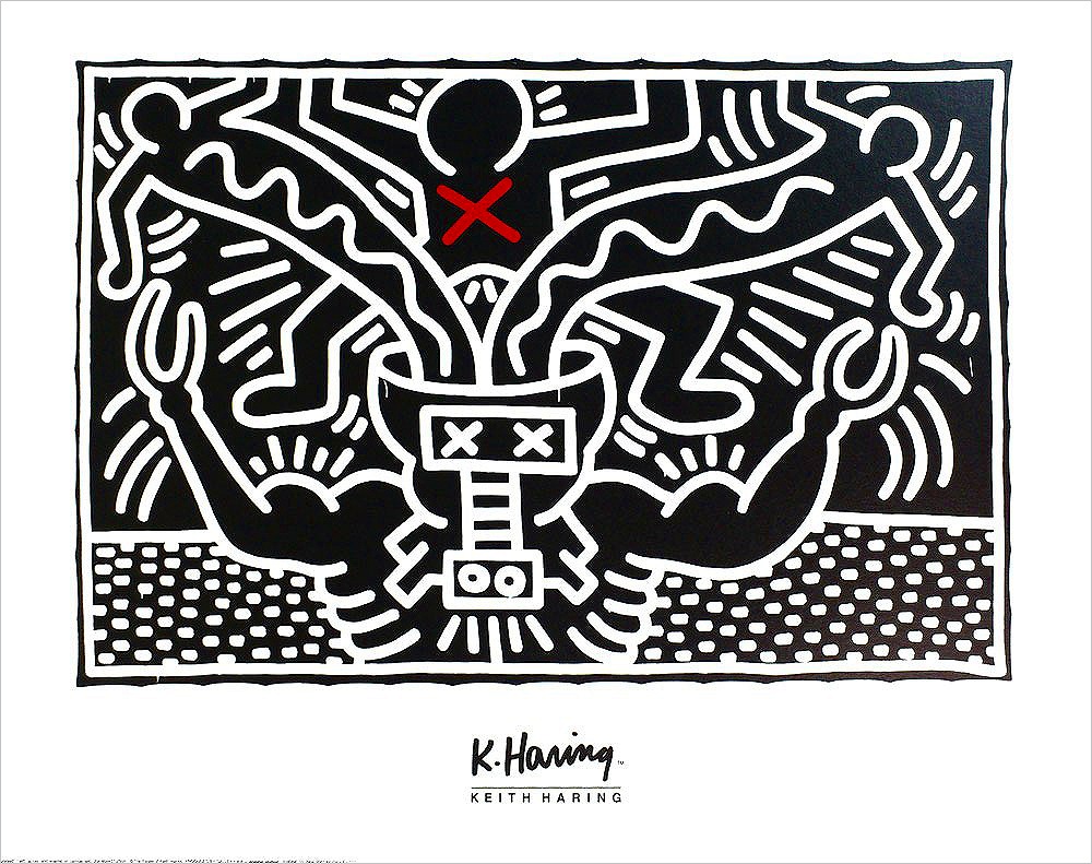 キース・ヘリング ポスター Untitled, 1985