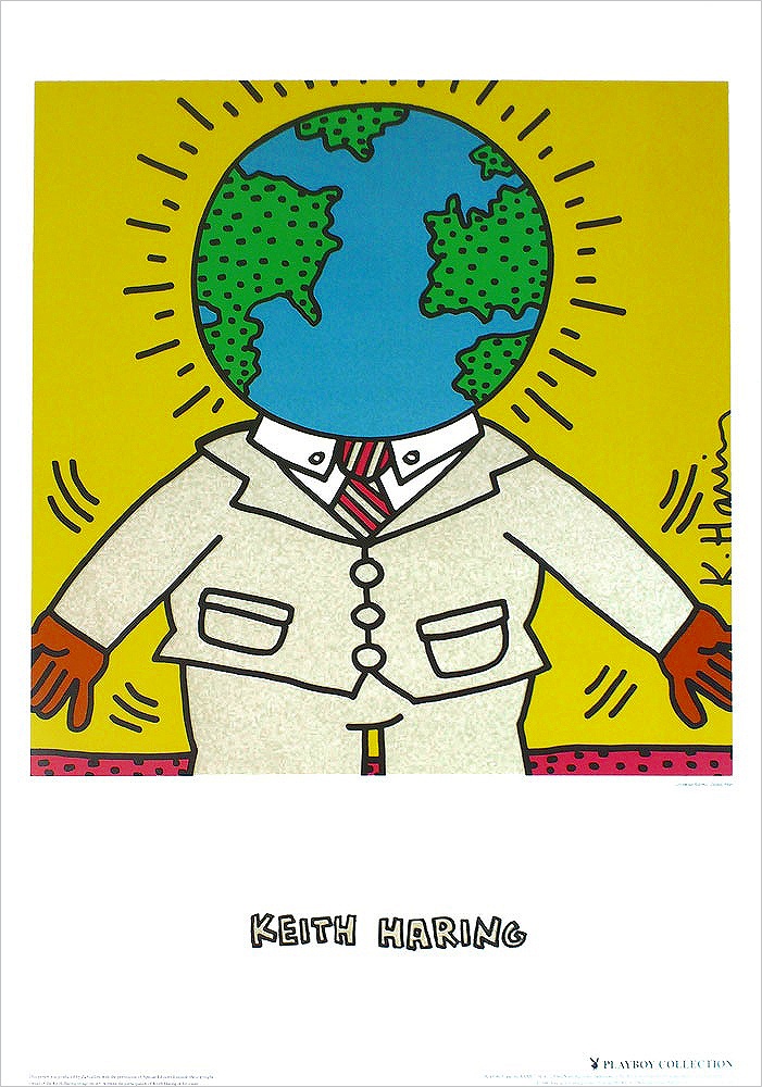 キース・ヘリング ポスター Earthman, 1990