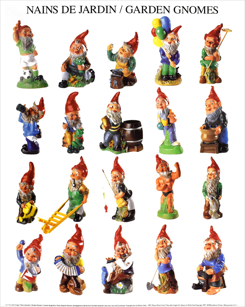 ヌーヴェルイマージュ社 ポスター GARDEN GNOMES KE71