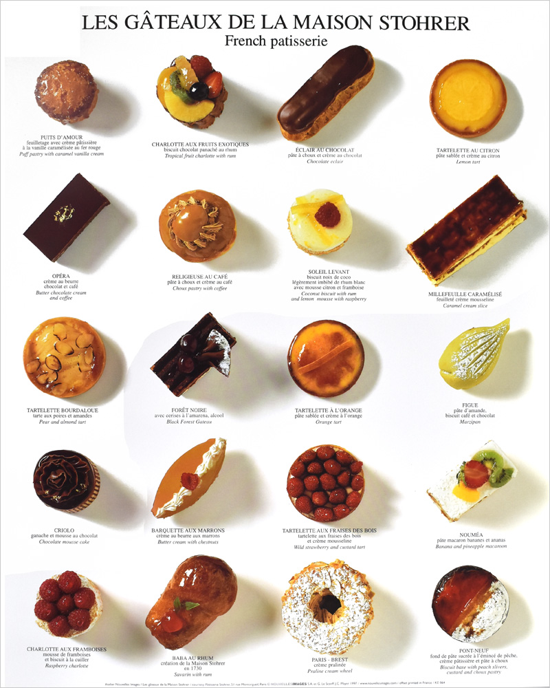 ヌーヴェルイマージュ社 ポスター LES GATEAUX DE LA MAISON STOHRER KE64