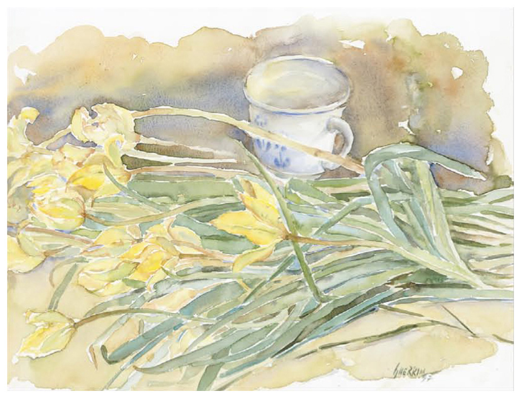 マラ・グエッリーニ 版画（ジクレー） 野原で摘んだ花 3977