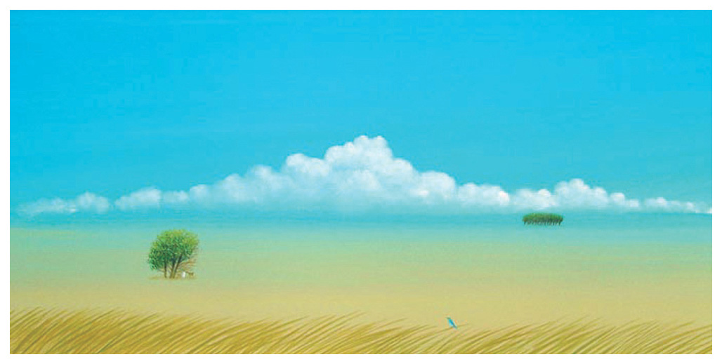 葉祥明 版画（ジクレー） クレストンの青い鳥 4349