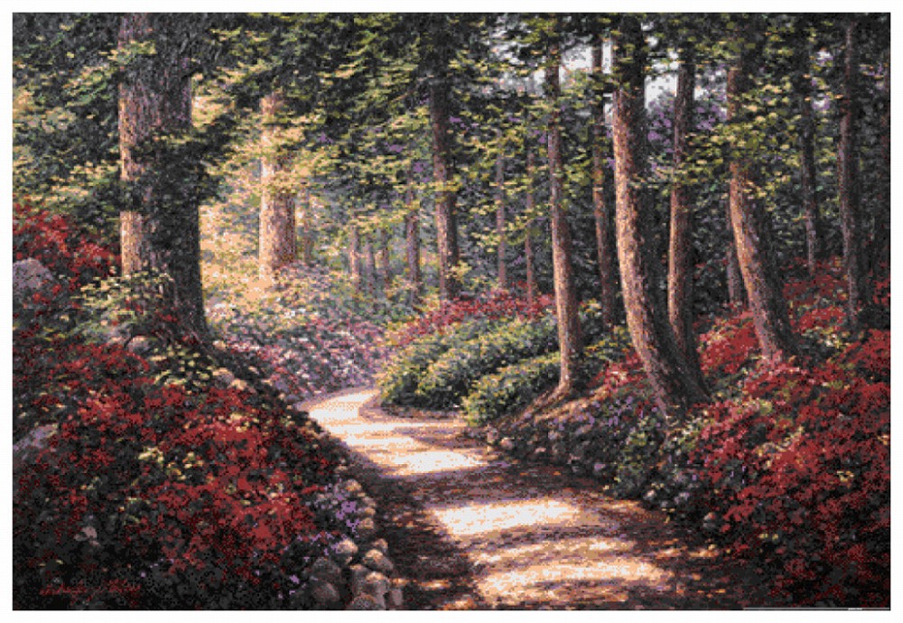 シェファー・マイルス 版画（ジクレー） Enchanted forest Delight 4627