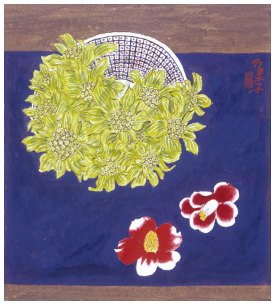 青木乃里子 版画（ジクレー） 薔薇 4790