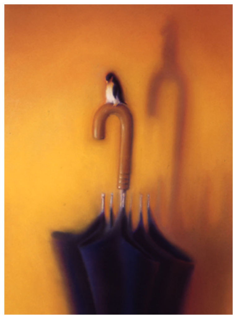 牧野千穂 版画（ジクレー） ペンギンの受難 5407|アート＆フレーム|絵と額縁の専門店