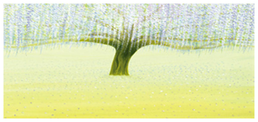 葉祥明 版画（ジクレー） 奇跡の藤の樹 絵本『奇跡の樹』より 5599