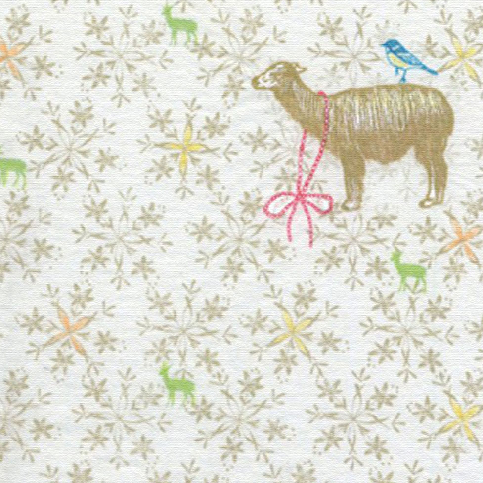 ヒロタジュンコ 版画（キャンバスジクレー） alpaca 5653