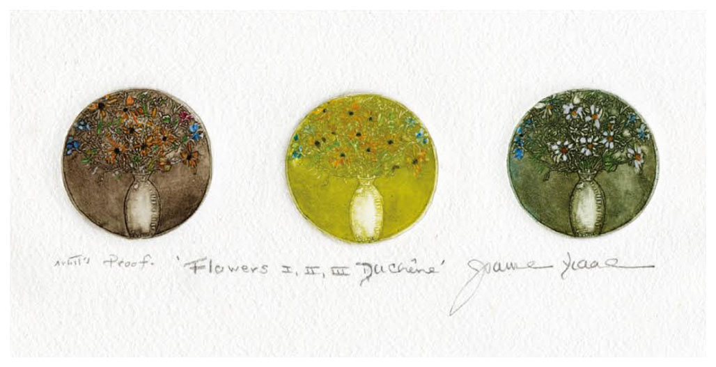 ジョアン・アイザック 版画（ジクレー） Flowers Ⅰ.Ⅱ.Ⅲ/花々 5763