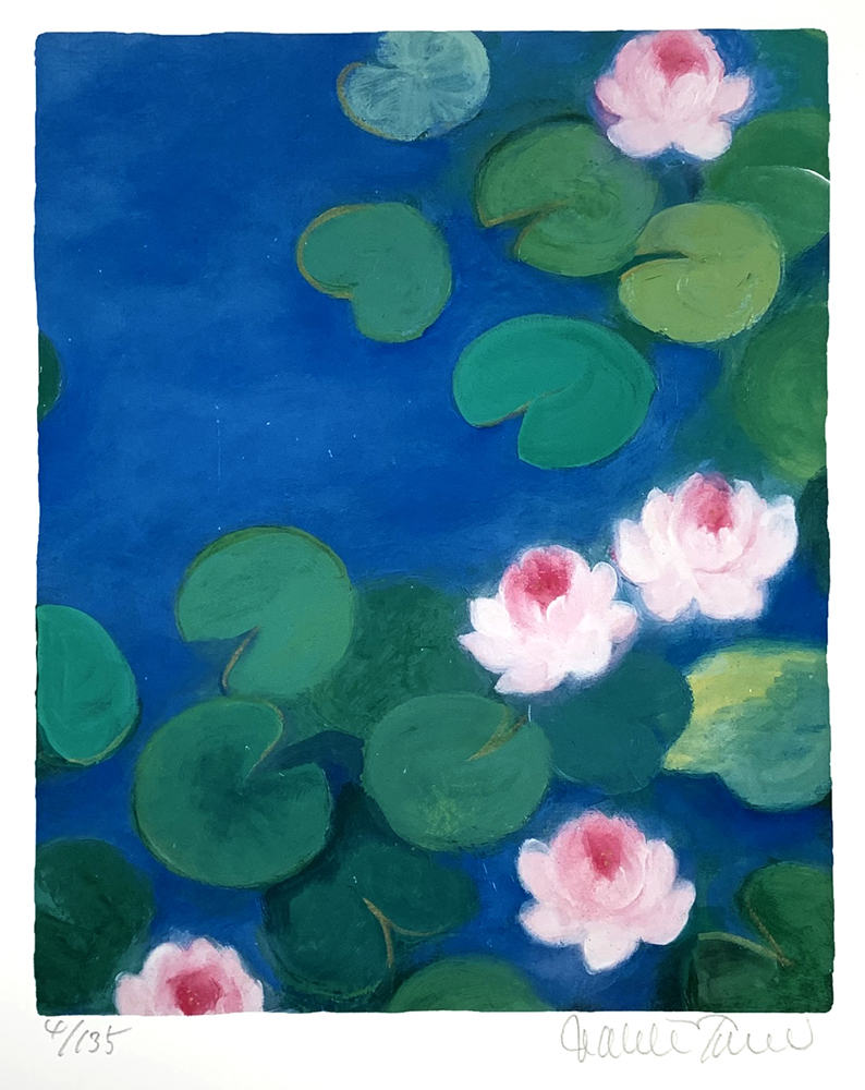ジニー・キム 版画(ジクレー) 蓮の池V 5923