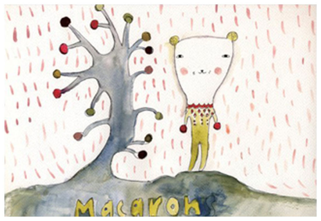 ドナ・ウィルソン 版画（ジクレー） The macaron tree 6222