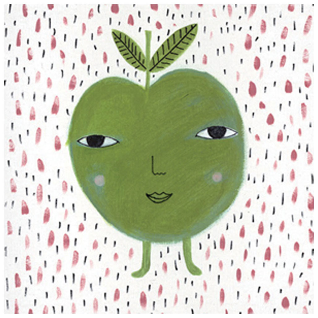 ドナ・ウィルソン 版画（ジクレー） green apple（緑のリンゴ） 6436 ...