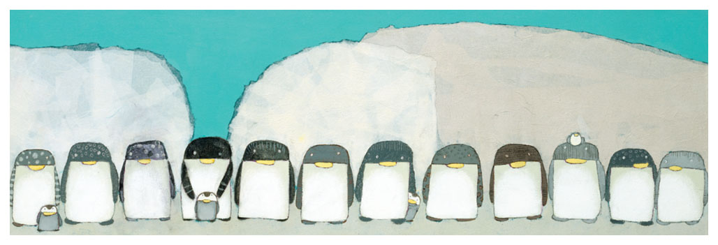 キロメロ 版画（ジクレー） ペンギンズ 7543
