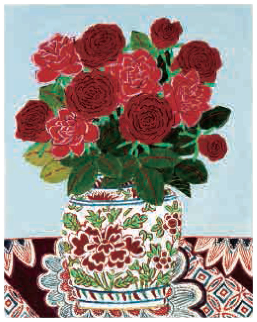 青木乃里子 版画（ジクレー） 薔薇 7699|アート＆フレーム|絵と額縁の 