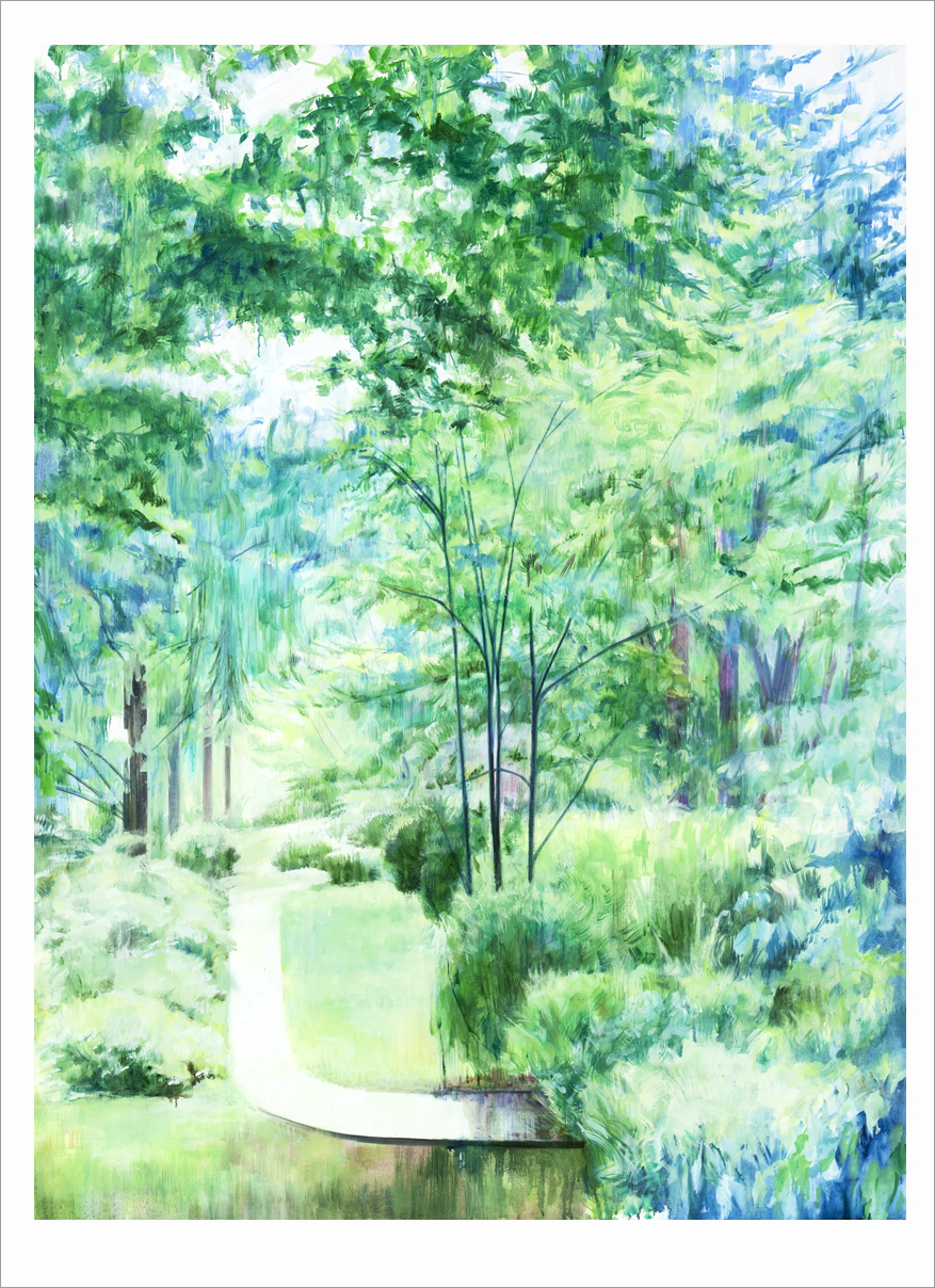 城戸真亜子 版画（ジクレー） in the garden 9092 