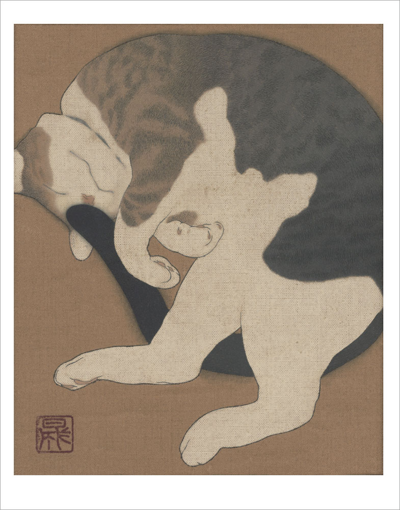 池永康晟 版画（ジクレー） 猫・西早稲田三丁目 9181