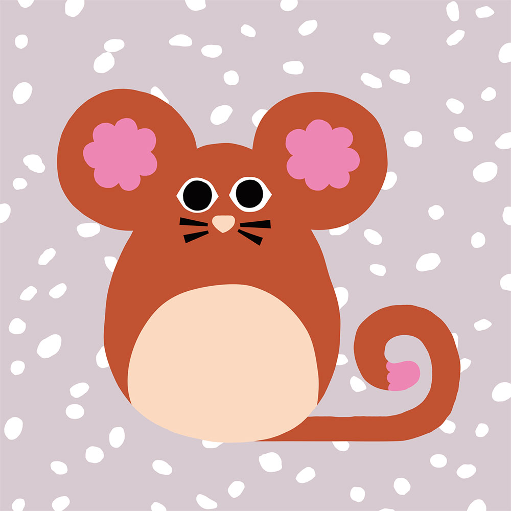 レーナ・キソネン 版画（キャンバスジクレー） Little Mouse 9229 