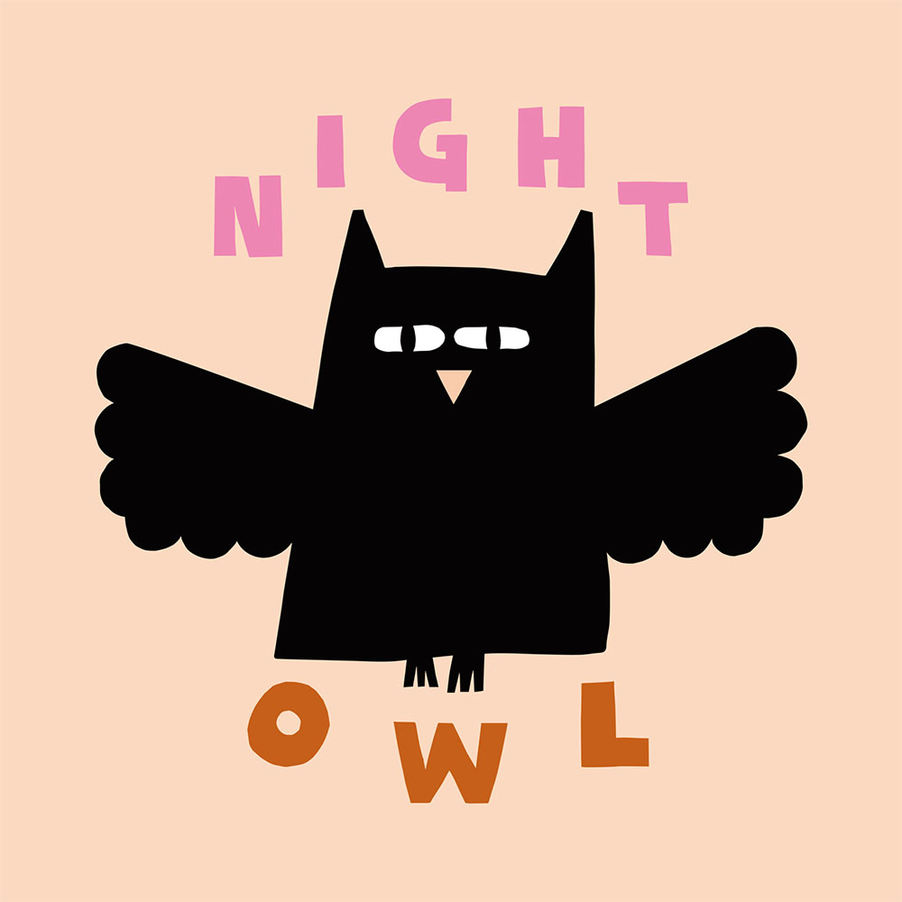 レーナ・キソネン 版画（キャンバスジクレー） Night Owl 9232 